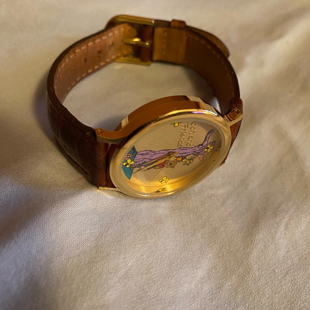 Disney Gold and Brown Smartwatch